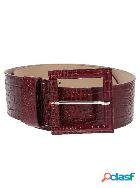 B-LOW THE BELT CINTURA DONNA BT1895710LEBURGUNDY PELLE