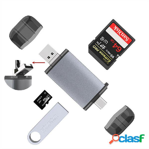 Bakeey Lettore di schede multifunzione 6 in 1 USB 3.0 10