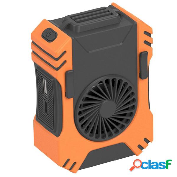 Bakeey Ventilatore a vita appeso Ricarica USB luce a led