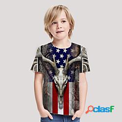 Bambino Da ragazzo Giornata nazionale americana maglietta