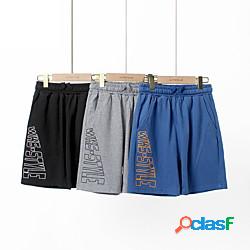 Bambino Da ragazzo Pantaloncini Blu Nero Grigio Alfabetico A