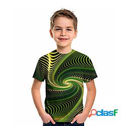 Bambino Da ragazzo maglietta Manica corta Stampa 3D 3D Print