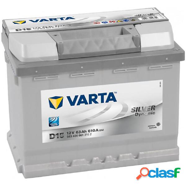 Batteria Auto Varta Silver Dynamic D15 63Ah 610A En 12V =