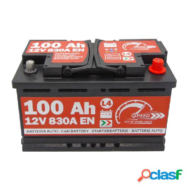 Batteria auto SPEED 100Ah L4 830A 12V 315x175x190