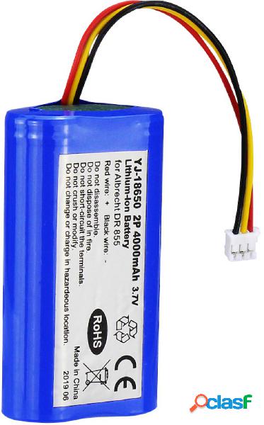 Batteria radio Albrecht 4000mA DR 855 / DR 860 4000 mAh