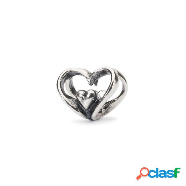 Beads Trollbeads in Argento - Cuore a Cuore - TAGBE-10202