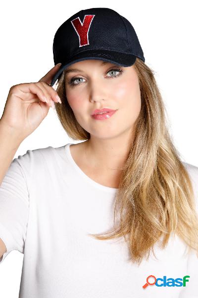 Berretto da baseball regolabile con la lettera Y ricamata,