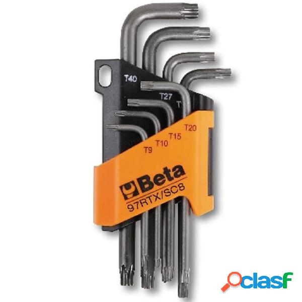 Beta Tools Set Chiavi Torx 8 pz 97RTX/SC8 in Acciaio