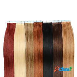 Biadesivo Extensions per capelli capelli naturali Remy 20pcs