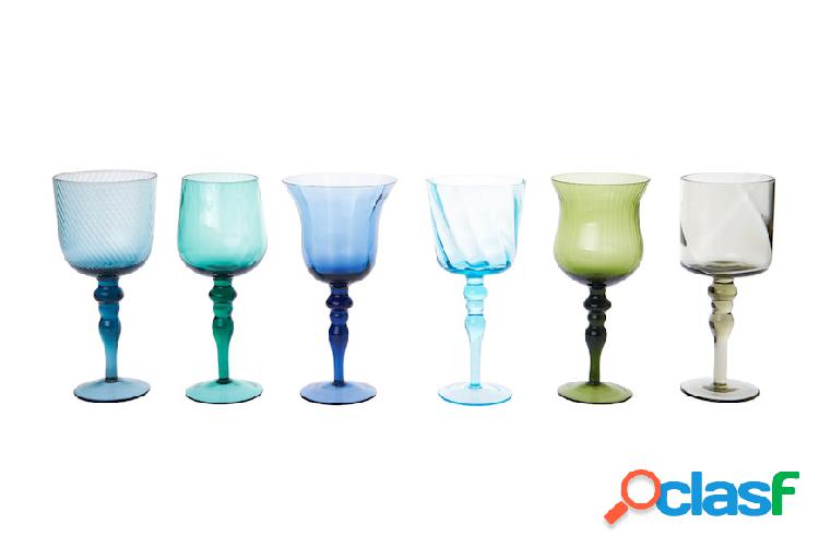 Bitossi home Set di calici Diseguale 6 pezzi forme assortite