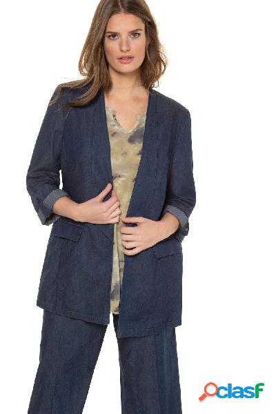 Blazer, effetto jeans, scollo con risvolti, selection,