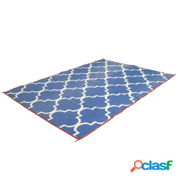 Bo-Camp Tappeto da Esterno Chill mat Casablanca 2,7x3,5m Blu