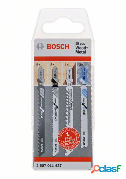 Bosch Accessories 2607011437 JSB, Wood and Metal, confezione