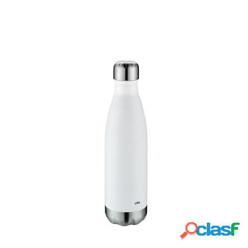 Bottiglia Termica Elegante, Bianco Opaco Inox L0,5