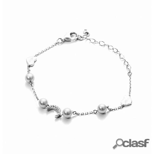 Bracciale 4US Paciotti in Argento - Pearl And Moon -