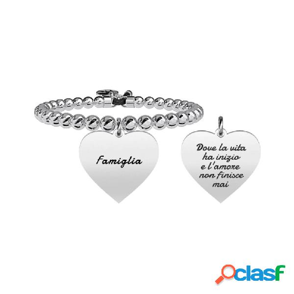 Bracciale Kidult in Acciaio Cuore | Famiglia - Love - 731327