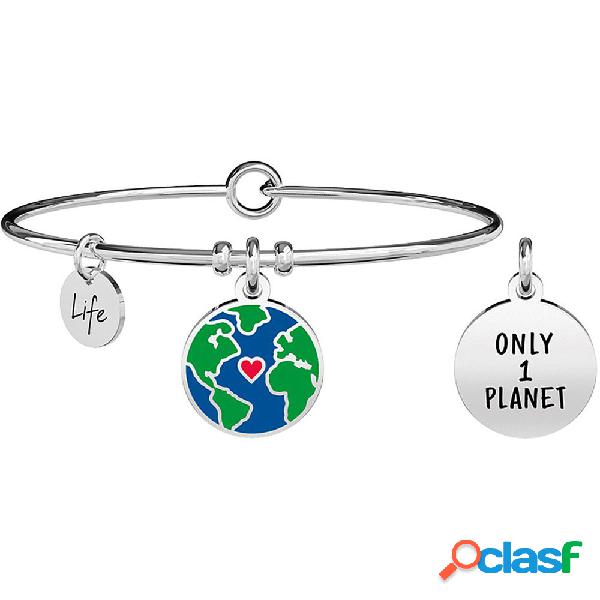 Bracciale Kidult in Acciaio ONLY 1 PLANET - Nature - 731701