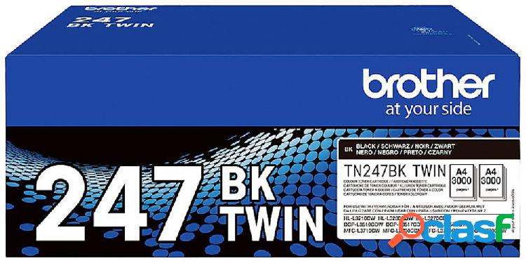 Brother Toner TN-247BKTWIN TN247BKTWIN Originale 3000 pagine