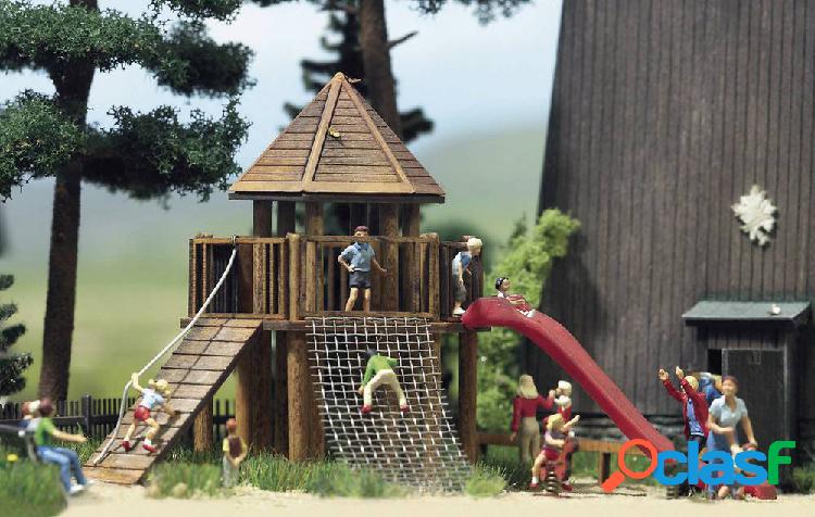 Busch 1487 H0 castello con scivolo per bambini (play castle)