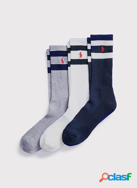 CALZINI CLASSIC STRIPE CREW 3PACK