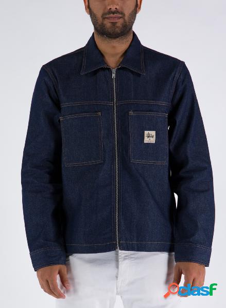 CAMICIA DENIM ZIP UP WORK