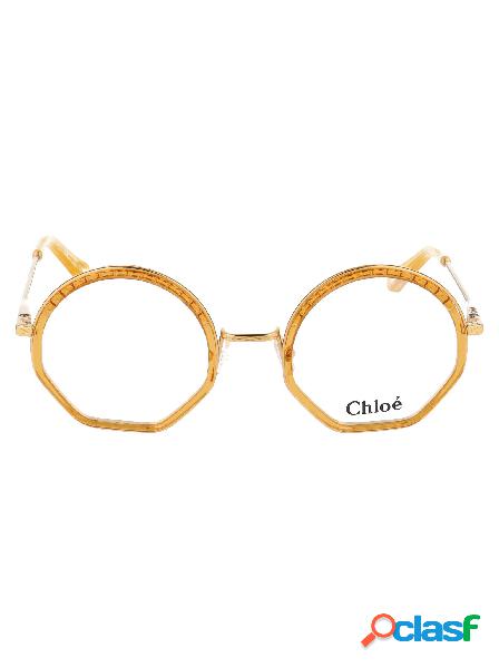 CHLOÉ OCCHIALI DA SOLE DONNA CE2143771 METALLO MULTICOLOR