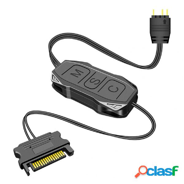 COOLMOON AR-1 Controller ARGB 5V Alimentatore da 3 pin a pin