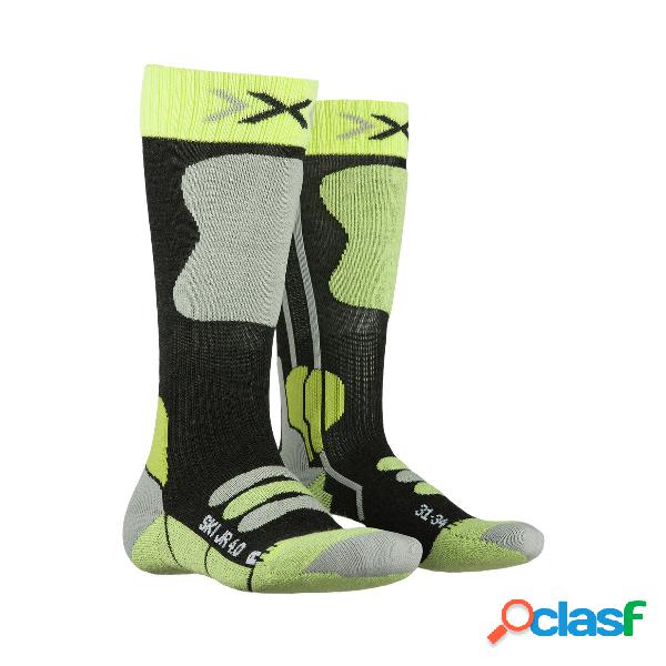 Calze sci X-Socks 4.0 (Colore: anthracite mel-green lime,