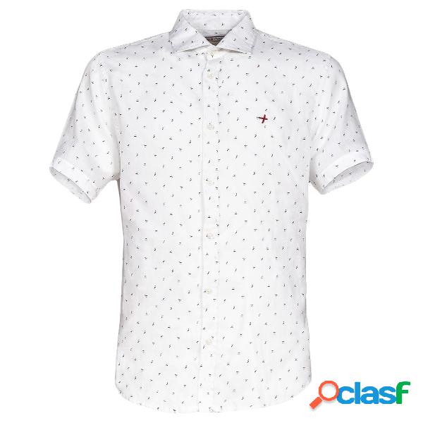 Camicia Canottieri Portofino in lino (Colore: bianco,