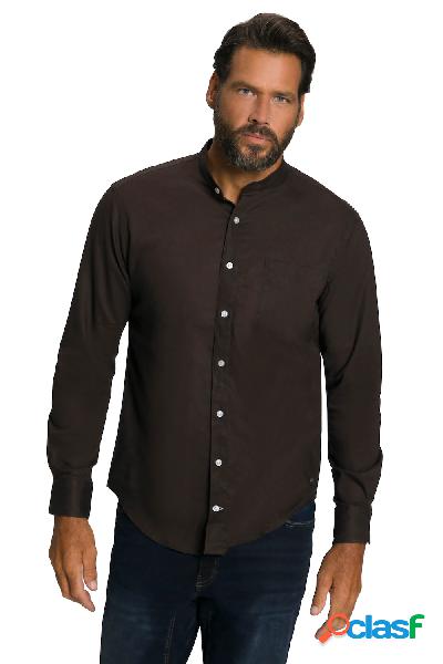 Camicia in misto lino dalla vestibilità moderna con