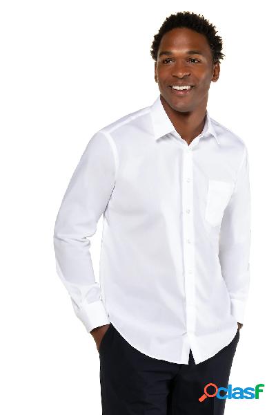 Camicia modern fit con Easy Care, Uomo, Bianco, Taglia: 7XL,