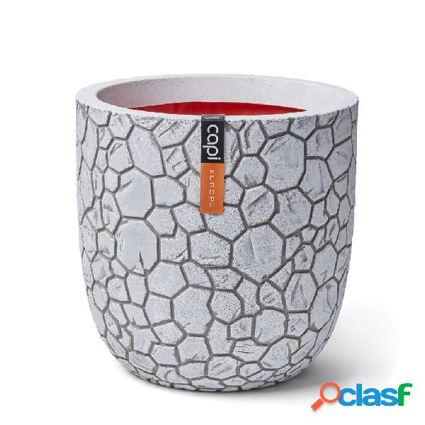 Capi Fioriera Clay Rotonda 35x34 cm Avorio