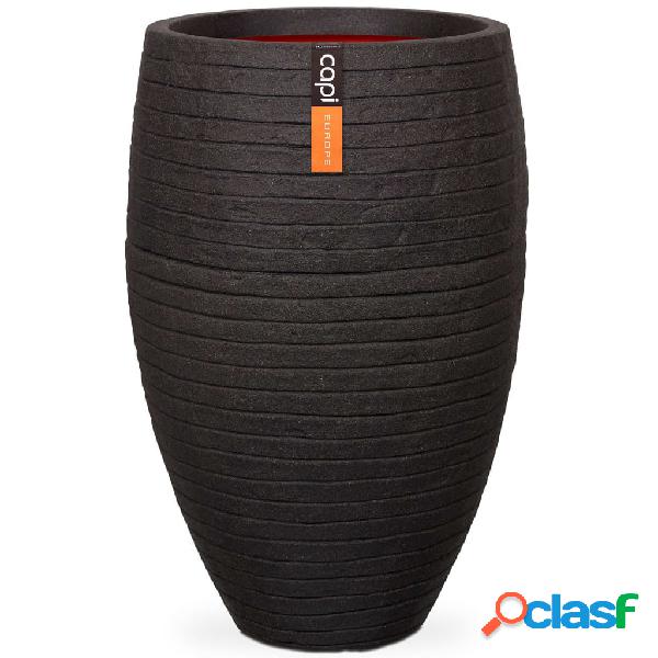 Capi Vaso Nature Row Elegant Deluxe 40x60 cm Nero KBLRO1131