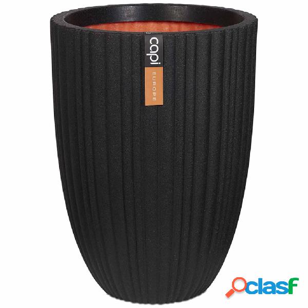 Capi Vaso Urban Tube Elegante Basso 34x46 cm Nero KBLT782