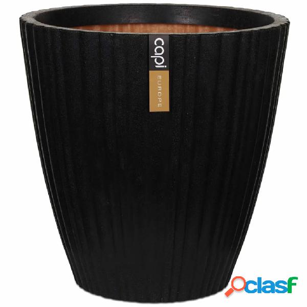 Capi Vaso a Cono Urban Tube 40x40 cm Nero KBLT801