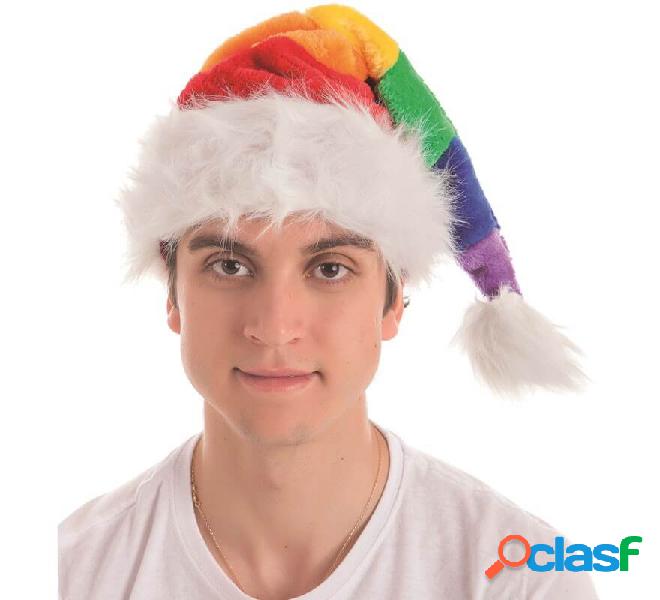 Cappello arcobaleno di Babbo Natale