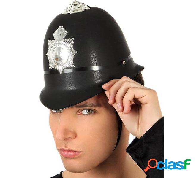 Cappello della polizia inglese con placca