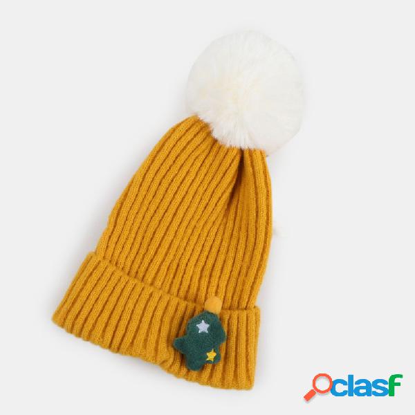Cappello lavorato a maglia da uomo in lana di Natale