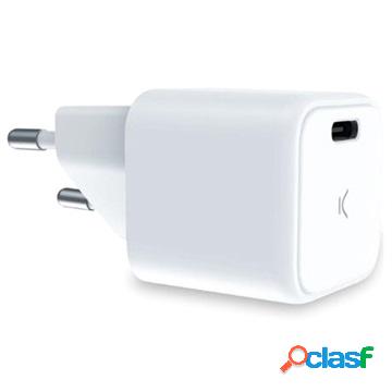 Caricabatteria da Parete Ksix GaN USB Tipo-C - 30W - Bianco