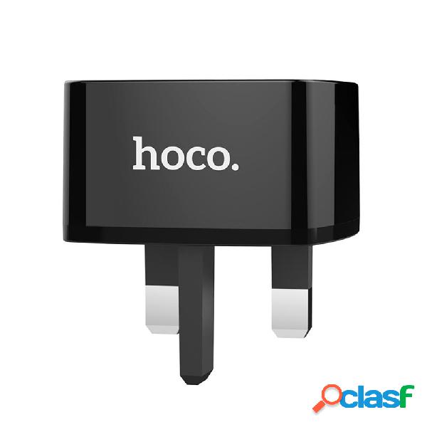Caricabatterie HOCO C70B UK Plug QC3.0 per tablet Smartphone