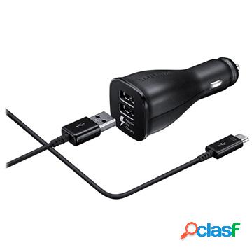 Caricatore da Auto Rapido Dual USB Type-C Samsung