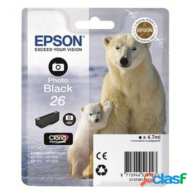 Cartuccia Epson C13T26114010 originale NERO FOTOGRAFICO