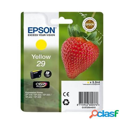 Cartuccia Epson C13T29844010 T29 Fragola originale GIALLO