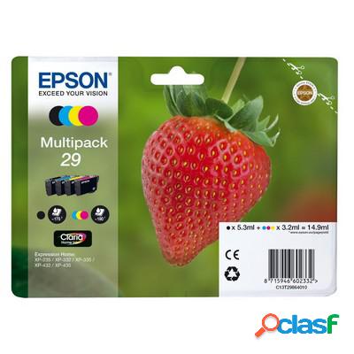 Cartuccia Epson C13T29864010 T29 Fragola (Conf. da 4 pz.)