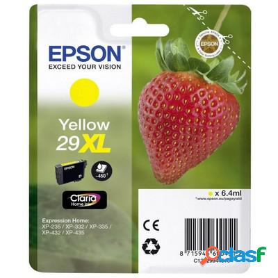 Cartuccia Epson C13T29944010 T29XL Fragola originale GIALLO