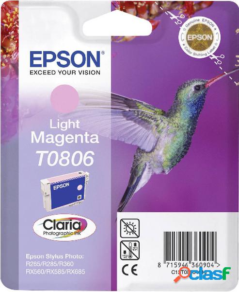 Cartuccia Epson Originale T0806 Magenta Light C13T08064011