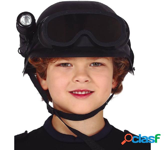 Casco antisommossa con torcia per bambini