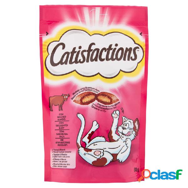 Catisfactions Snack Cat Manzo 60 g