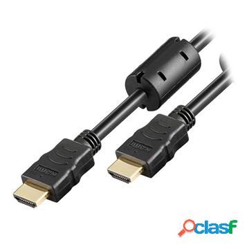 Cavo HDMI ad Alta VelocitÃ Goobay con Ethernet - Nuclei di