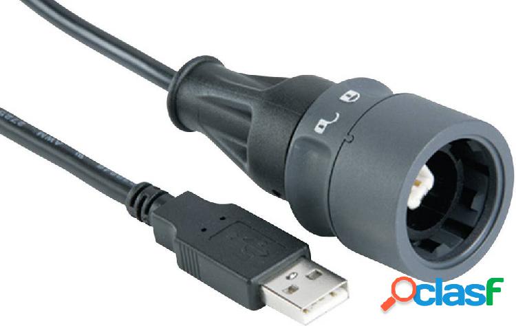 Cavo USB PXP6040/B/2M00 USB tipo B (bloccabile) su tipo A